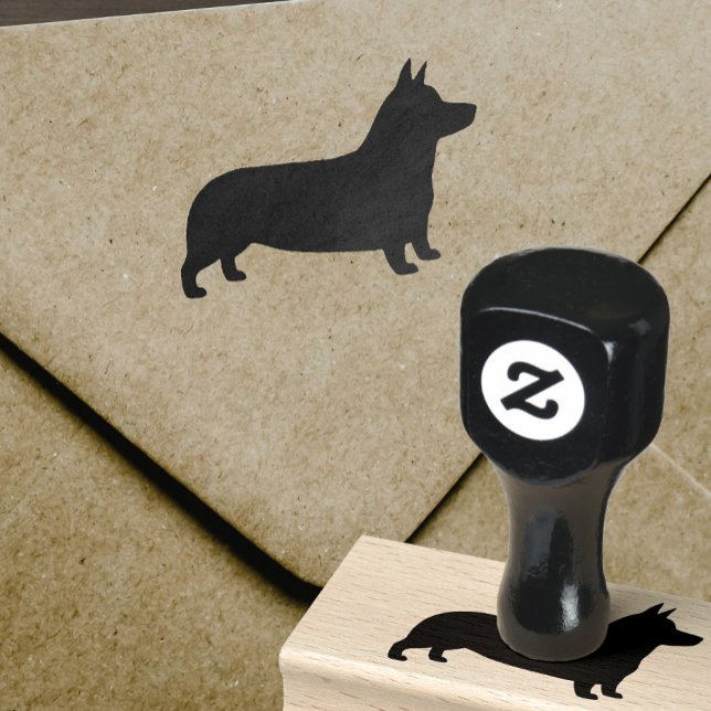 Pembroke Welsh Corgi Hund aveln Silhouette Stämpel (Skapare uppladdad)