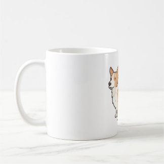 Pembroke welsh corgi hund Magic Kaffemugg