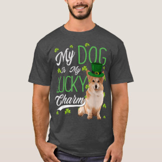 Pembroke Welsh Corgi Hund, min Hund är min lyckofj T Shirt