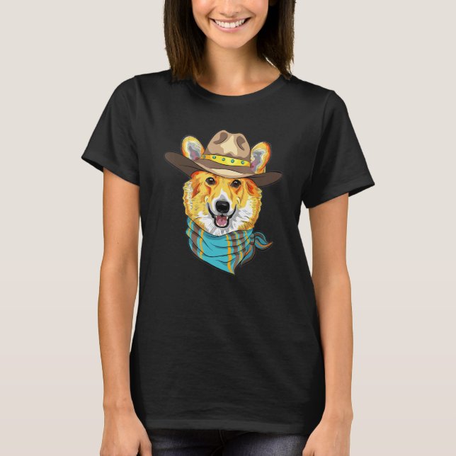 Pembroke Welsh Corgi Hund T Shirt (Framsida)