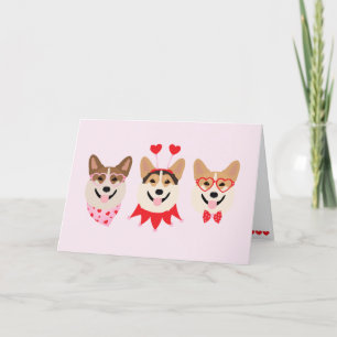 Pembroke Welsh Corgi Hundar Valentineser Helgkort