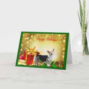 Pembroke Welsh Corgi julkort Helgkort