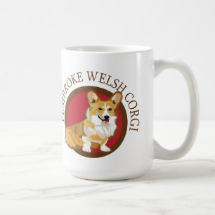 Pembroke welsh corgi kaffemugg