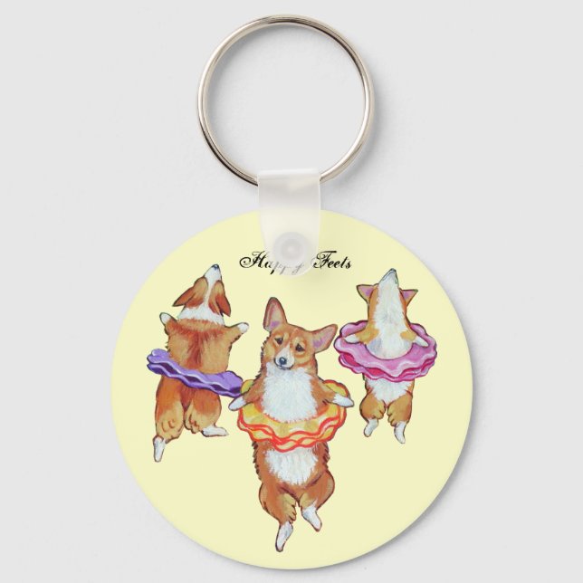 Pembroke Welsh Corgi Keychain Nyckelring (Framsida)