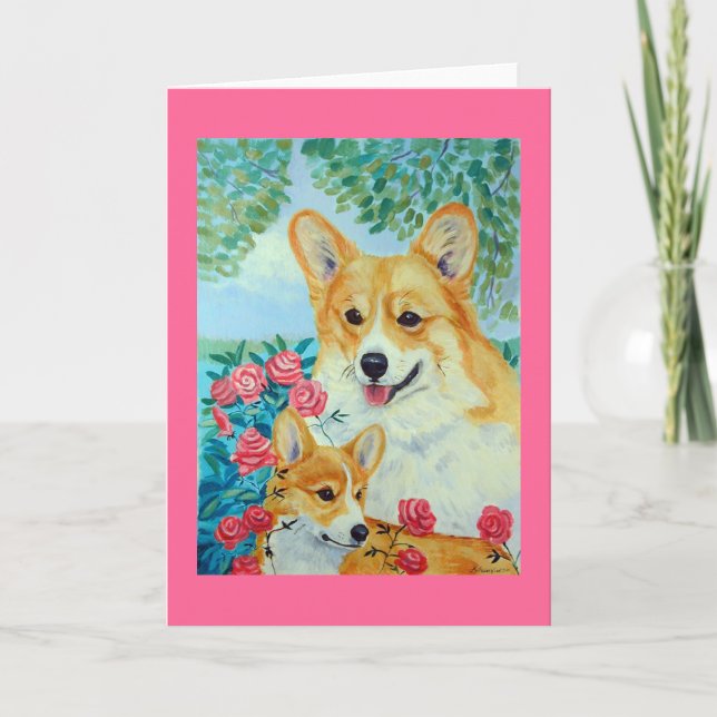 Pembroke Welsh Corgi-kort Kort (Framsida)