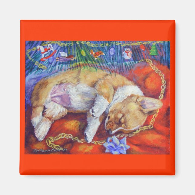 Pembroke Welsh Corgi Magnet (Framsidan)