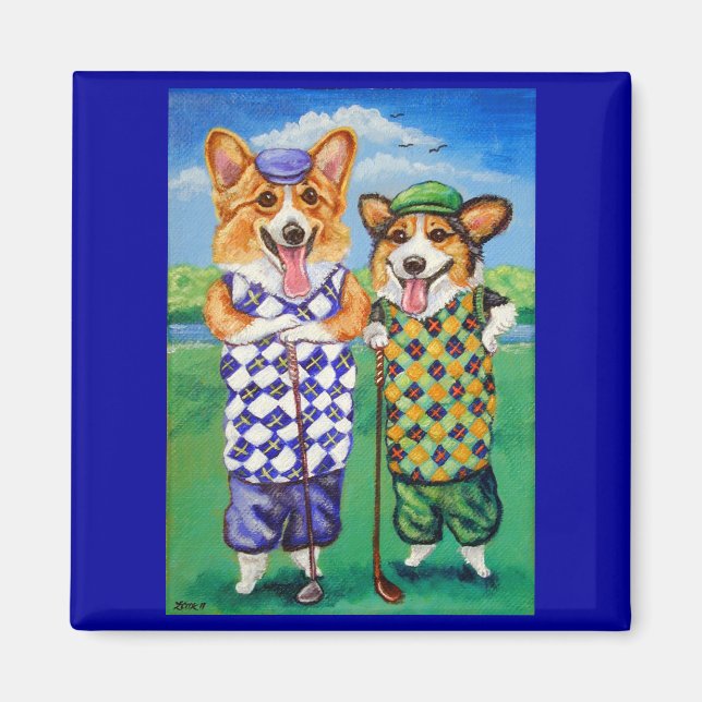 Pembroke Welsh Corgi Magnet (Framsidan)