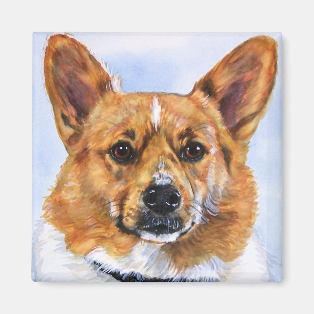 Pembroke Welsh Corgi Magnet (Framsidan)