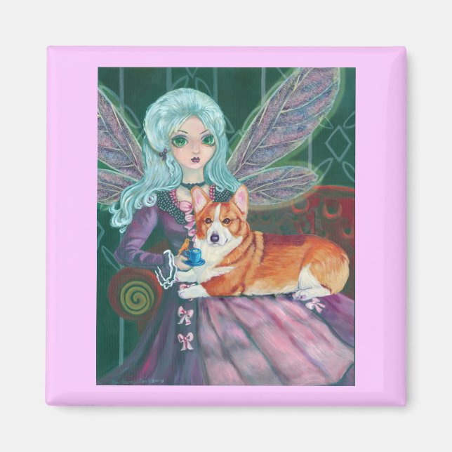 Pembroke Welsh Corgi Magnets Magnet (Framsidan)