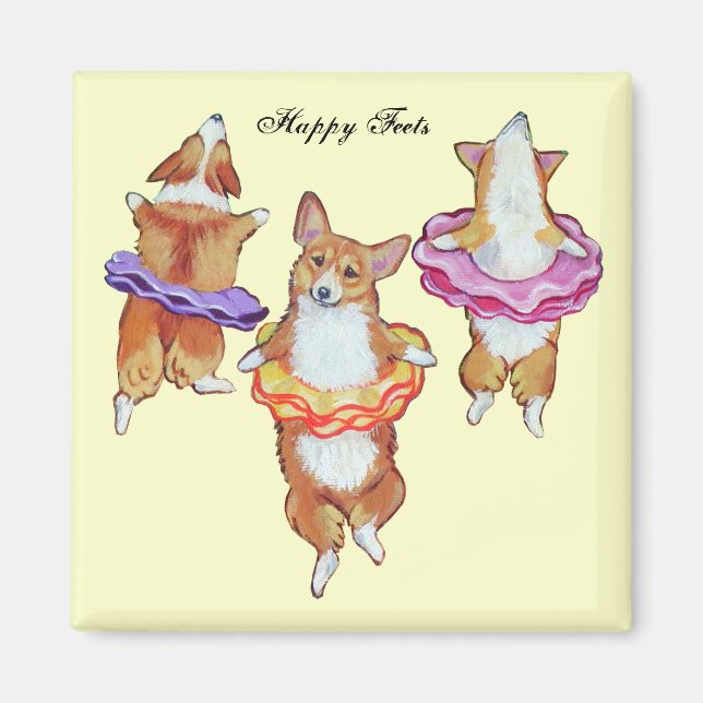 Pembroke Welsh Corgi Magnets Magnet (Framsidan)