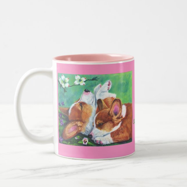 Pembroke Welsh Corgi Mugg (Vänster)