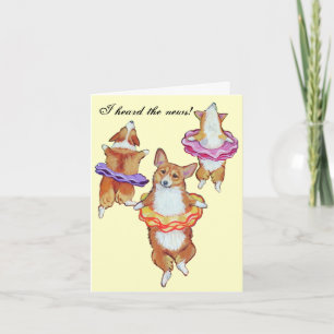 Pembroke Welsh Corgi Note Card Kort