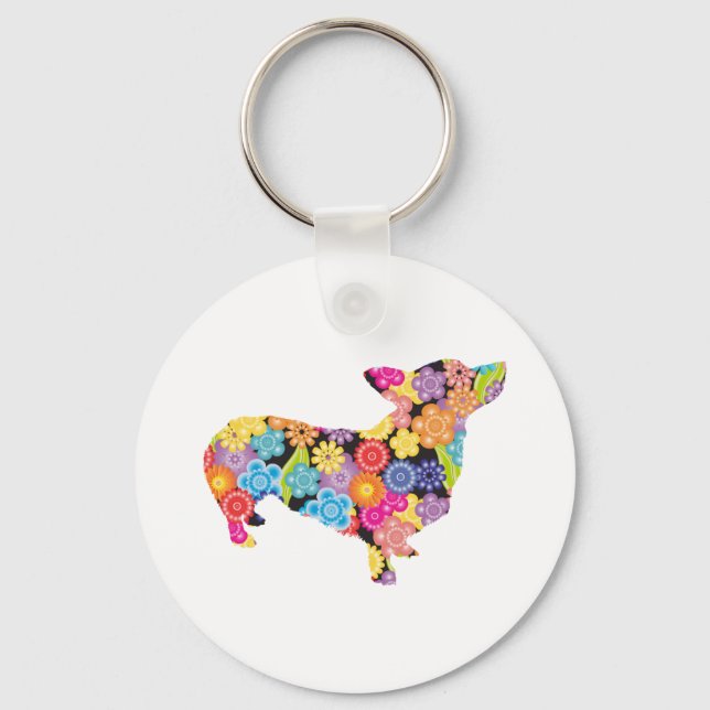 Pembroke Welsh Corgi Nyckelring (Framsida)