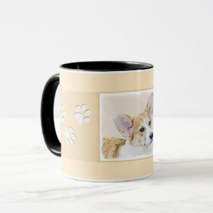 Pembroke Welsh Corgi Painting - Original Hund Art Mugg