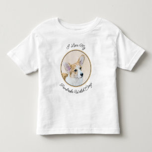 Pembroke Welsh Corgi Painting - Original Hund Art T Shirt