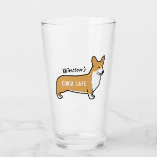 Pembroke Welsh Corgi Personlig Hund älskare Glaskopp