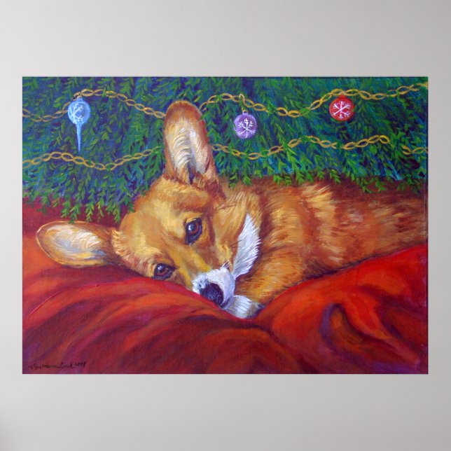 Pembroke Welsh Corgi Poster PRINT (Framsidan)