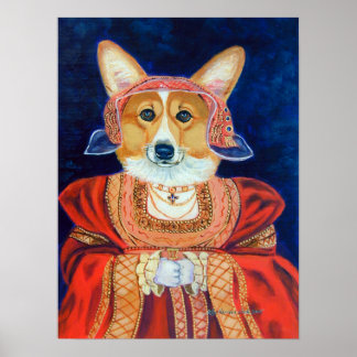 Pembroke Welsh Corgi Poster Skriv ut