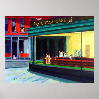 Pembroke Welsh Corgi Poster Skriv ut