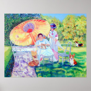 Pembroke Welsh Corgi Poster Skriv ut