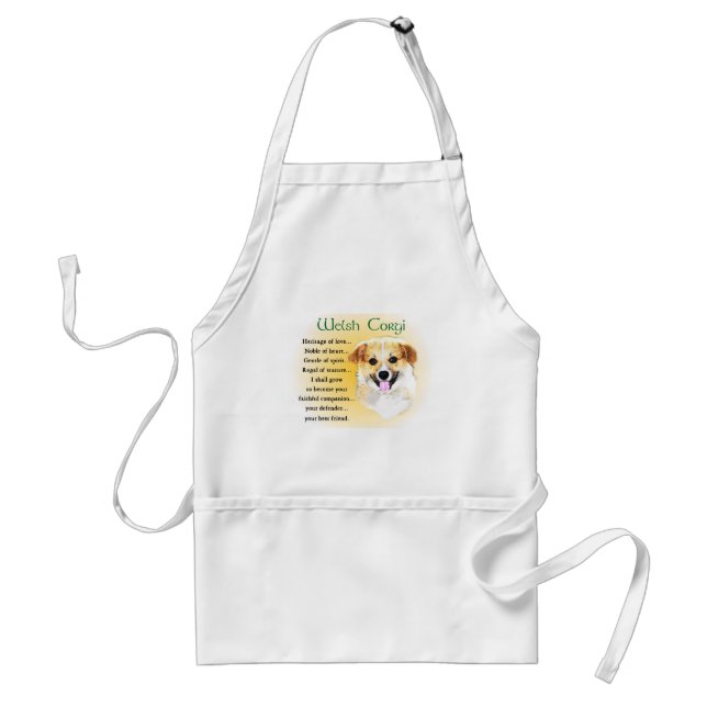 Pembroke Welsh Corgi-presenter Förkläde (Framsidan)