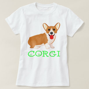 Pembroke Welsh Corgi Puppy Hund Tecknad T-shirt