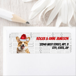 Pembroke Welsh Corgi-Returadressen Juli Hund Returadress Etikett