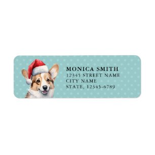 Pembroke Welsh Corgi Returetiketter Returadress Etikett