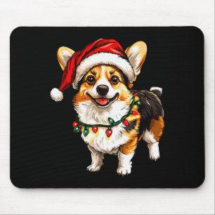 Pembroke Welsh Corgi Santa Julgran Ljuskedja X Musmatta