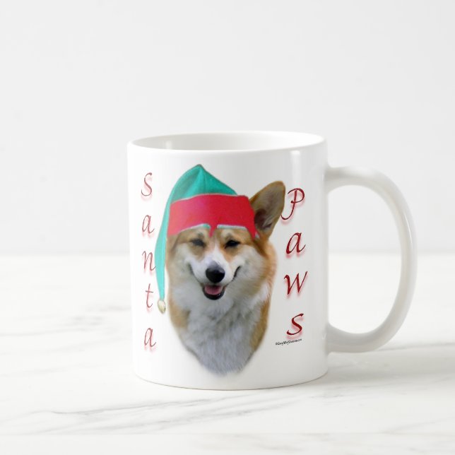 Pembroke Welsh Corgi Santa Tassar Kaffemugg (Höger)