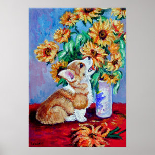 Pembroke Welsh Corgi Skriv ut Poster