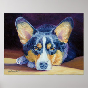 Pembroke Welsh Corgi Skriv ut Poster