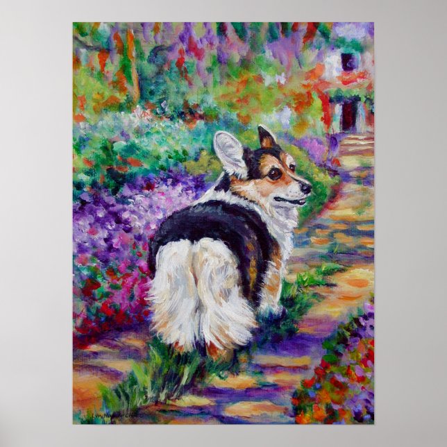 Pembroke Welsh Corgi Skriv ut Poster (Framsidan)