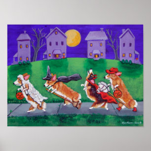 Pembroke Welsh Corgi Skriv ut Poster