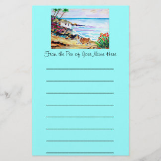 Pembroke Welsh Corgi Stationery Brevpapper