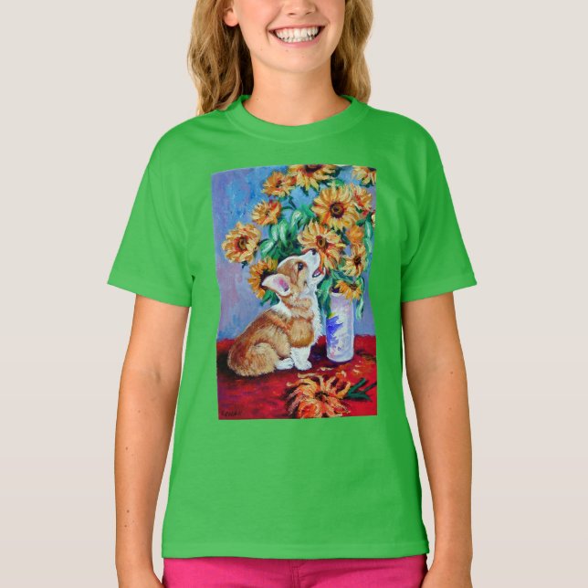 Pembroke Welsh Corgi T Shirt (Framsida)