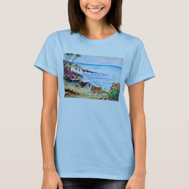Pembroke Welsh Corgi T Shirt (Framsida)