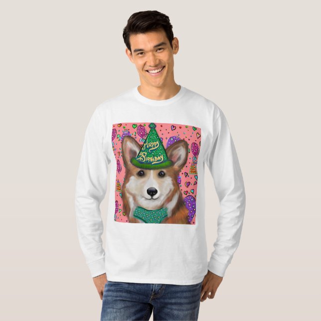 PEMBROKE WELSH CORGI T SHIRT (Hel framsida)