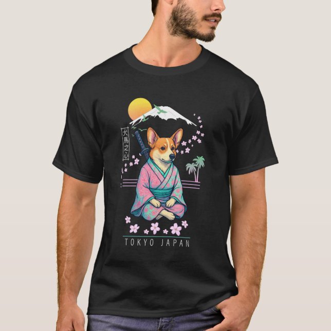 Pembroke Welsh Corgi T Shirt (Framsida)
