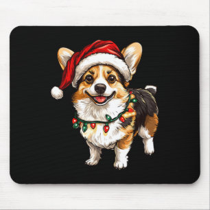 Pembroke Welsh Corgi Tomte Julgran Ljuskedja X Musmatta
