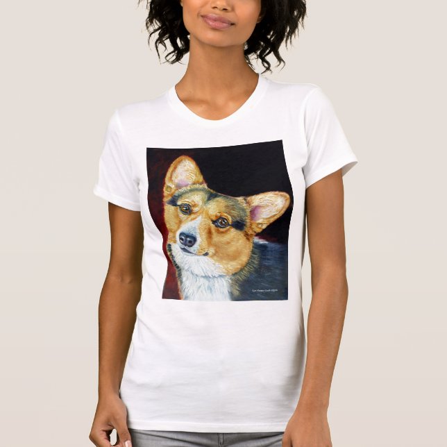 Pembroke Welsh Corgi TShirt Tröja (Framsida)