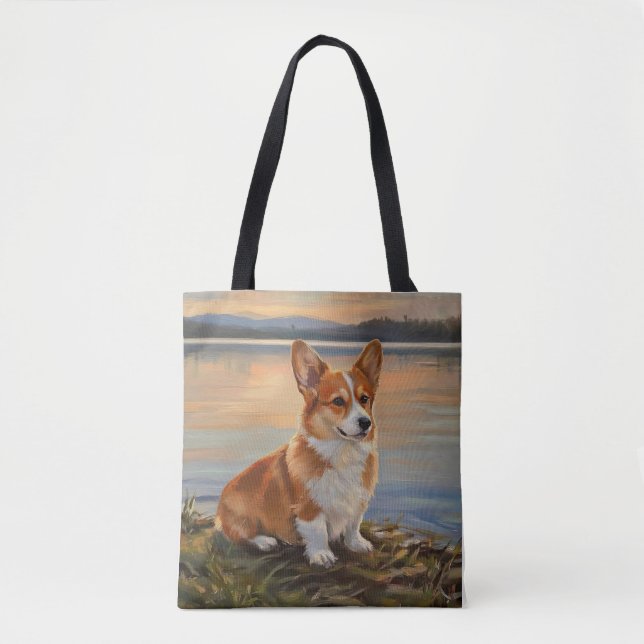 Pembroke Welsh Corgi Tygkasse (Framsida)
