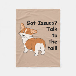 PembrokeCorgihar utfärdar? Fleecefilt