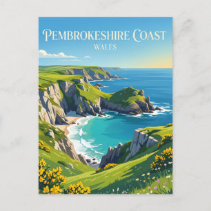 Pembrokeshire Coast National Park Storbritannien Vykort