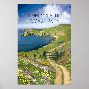 Pembrokeshire Coast Path National Trail Resa Poster