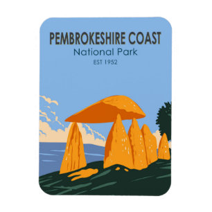 Pembrokeshire Kusten nationalpark Pentre Ifan Magnet