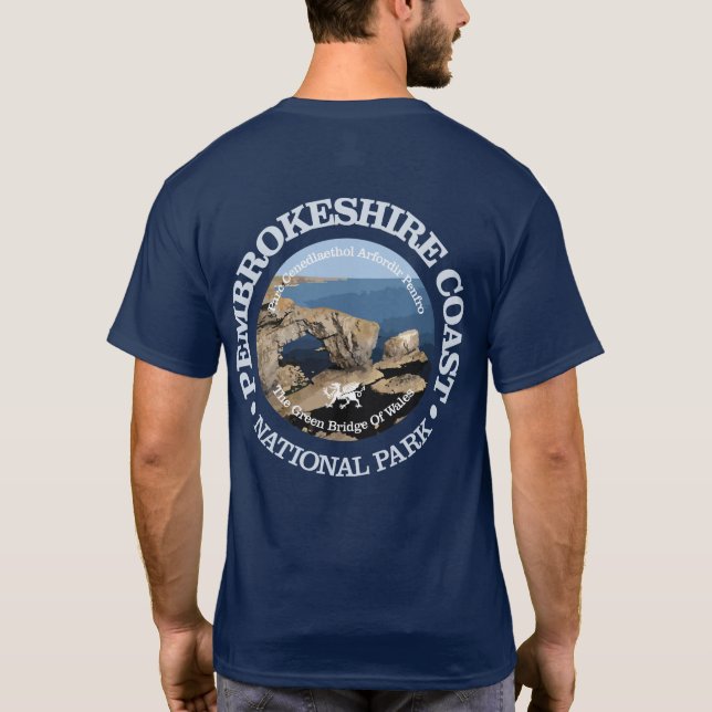 Pembrokeshire Kusten NP T Shirt (Baksida)