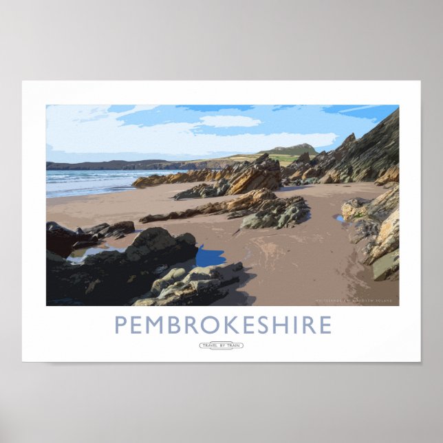 Pembrokeshire Railway Poster (Framsidan)