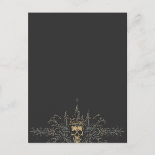 Pemium Tattoo-stil Vykort (Framsida)