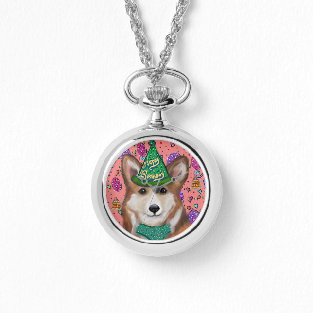 PEMROKE WALESISKT CORGI  ARMBANDSUR (Framsida)